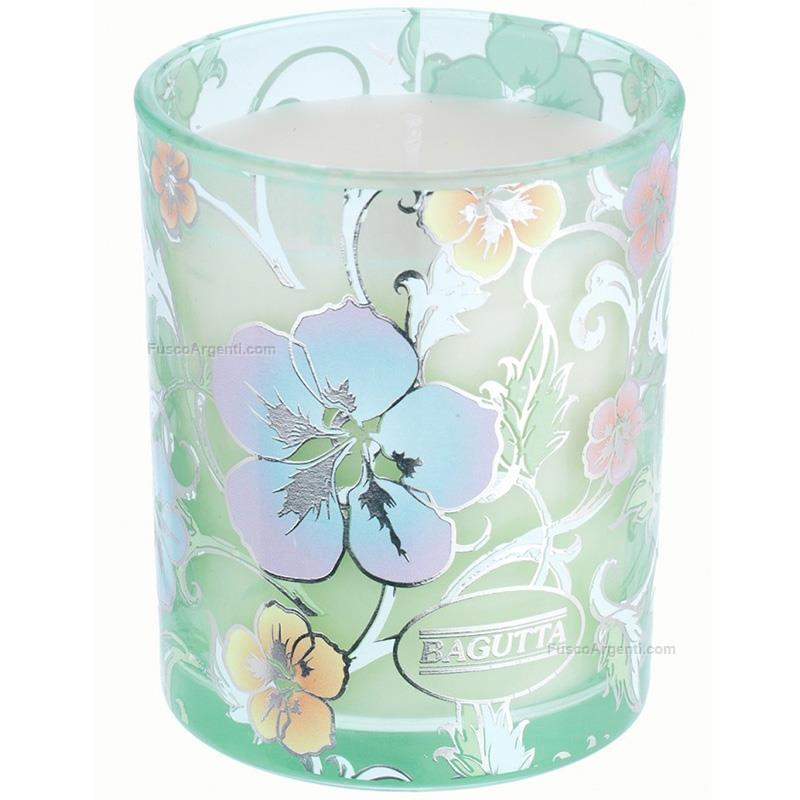 bagutta glass with scented candle