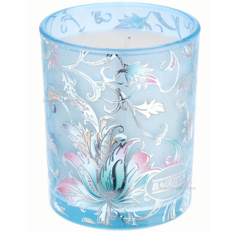 bagutta glass with scented candle