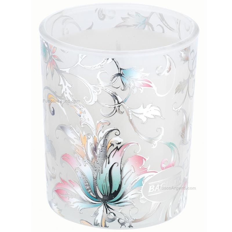 bagutta glass with scented candle