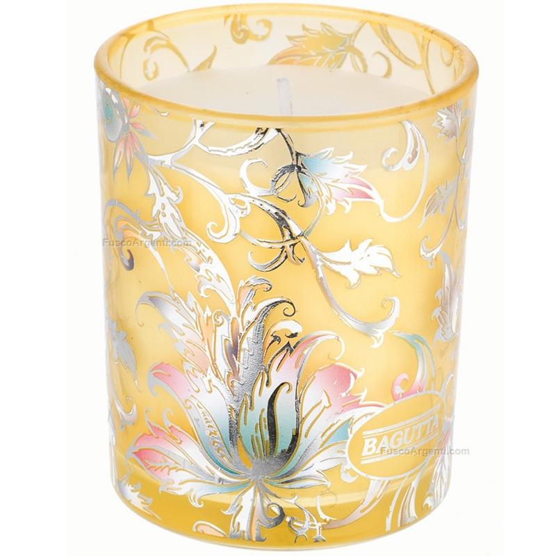 bagutta glass with scented candle