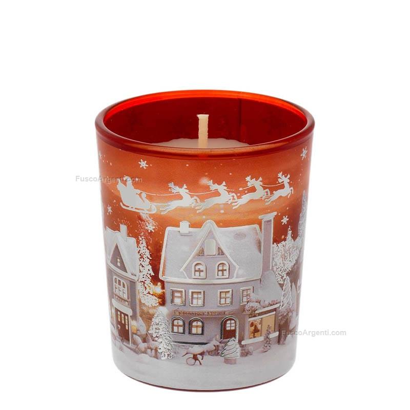 bagutta candle snowy village