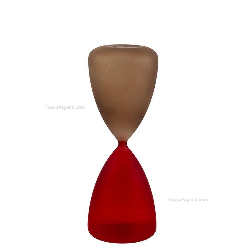bagutta satin hourglass red