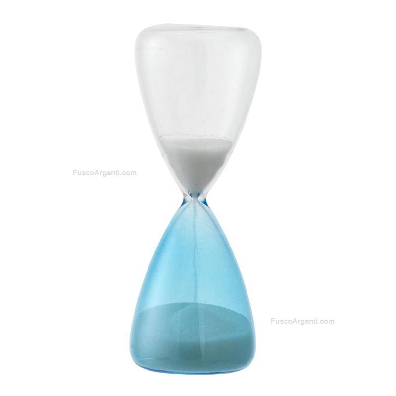 bagutta hourglass transparent and light blue