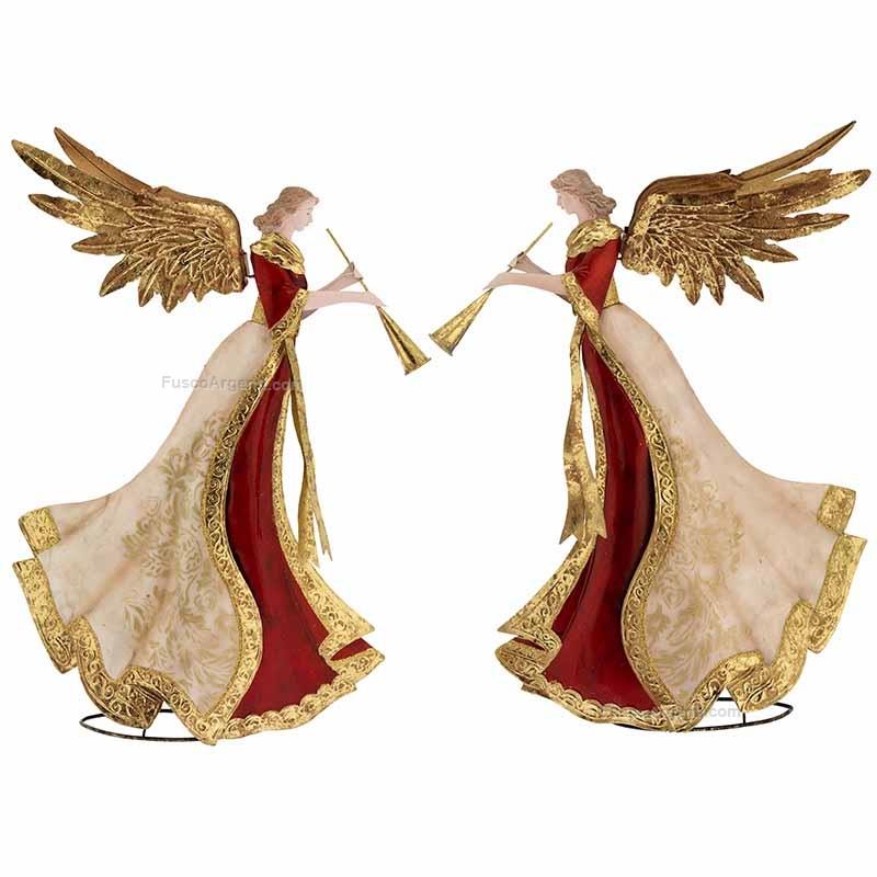 bagutta coppia angeli natalizi