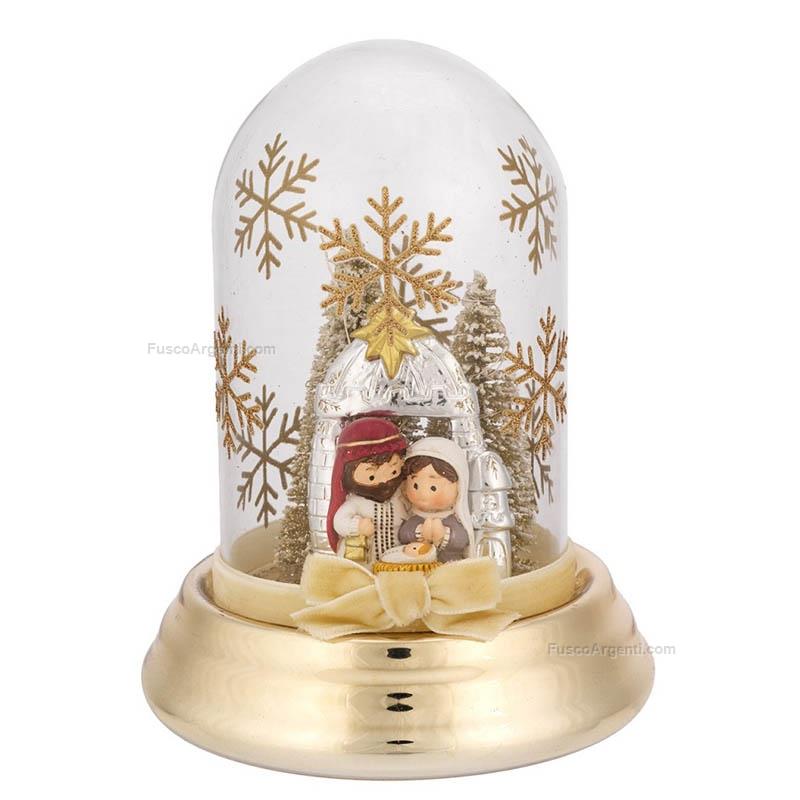 bagutta cupola con mini presepe