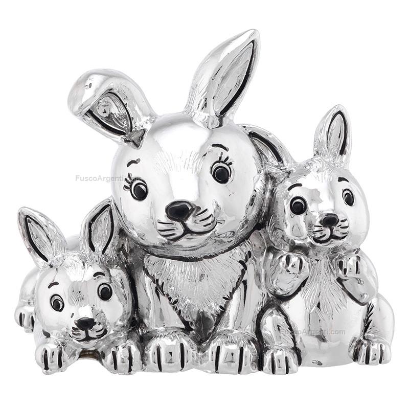 bagutta rabbits family with hearts