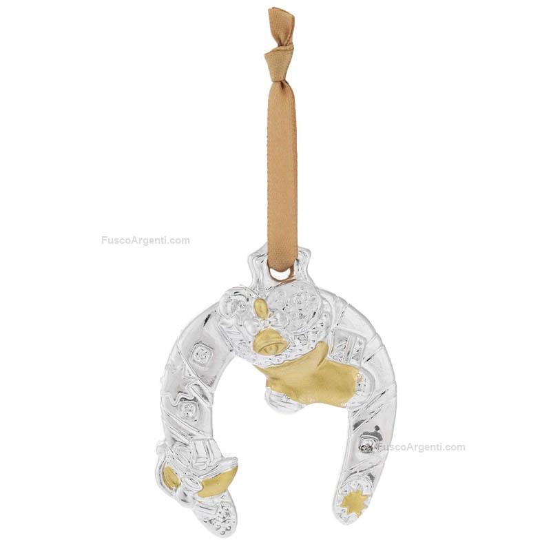 bagutta ferro di cavallo calza natalizia