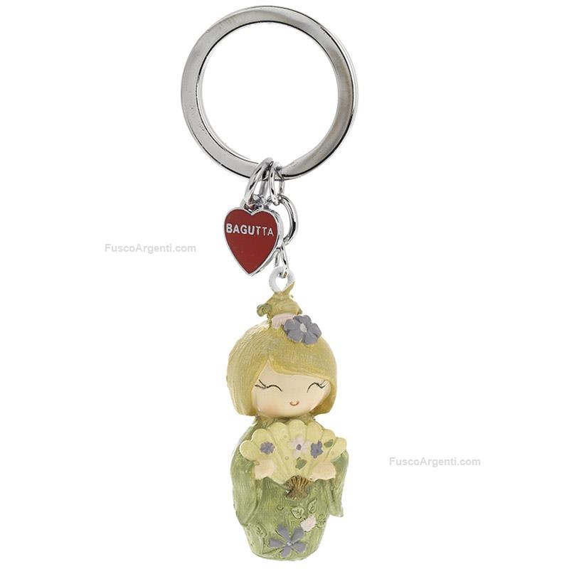bagutta kokeshi with folding fan