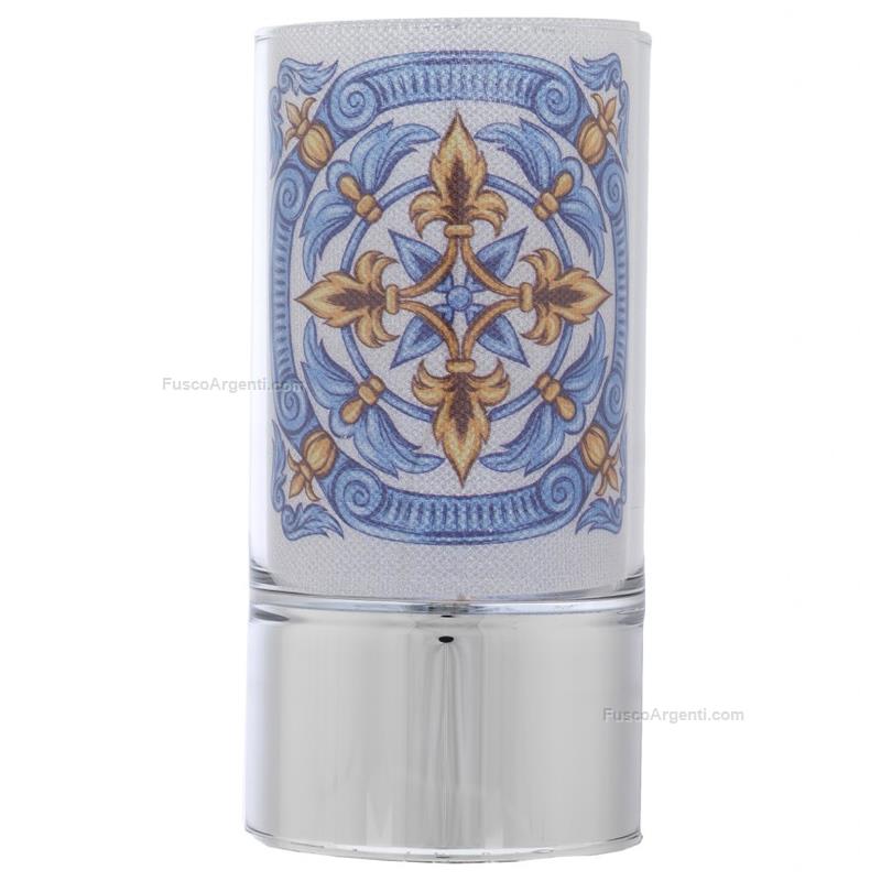 bagutta lamp blue majolica