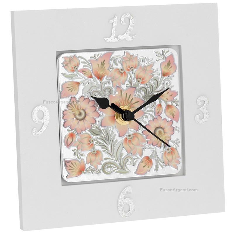 bagutta squared clock flowers