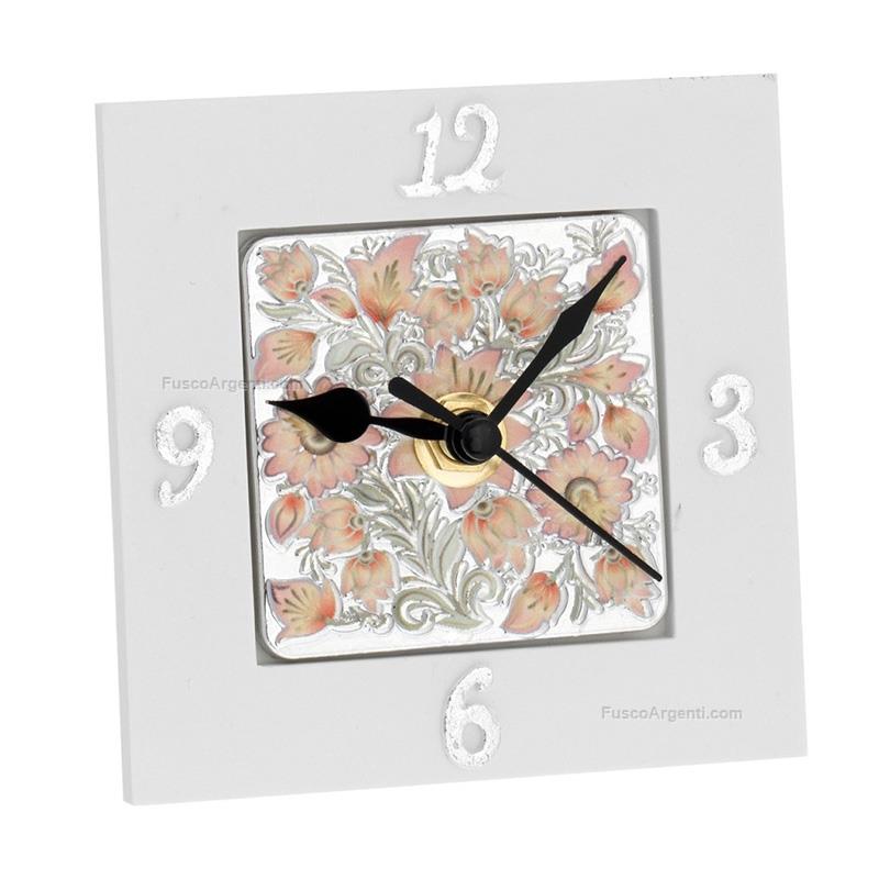 bagutta squared clock flowers