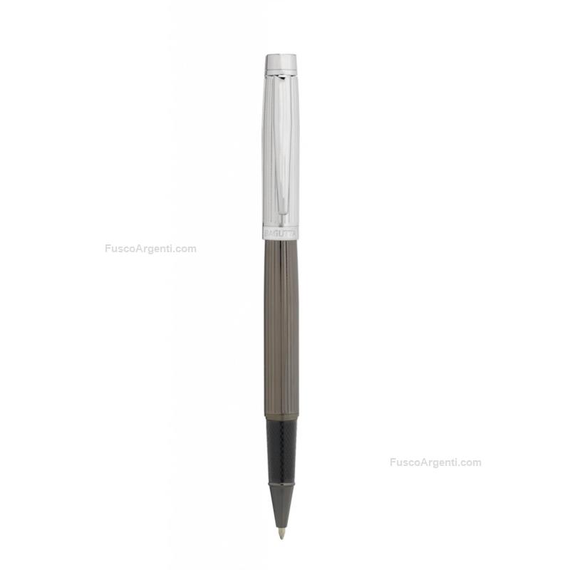 bagutta roller pen silver