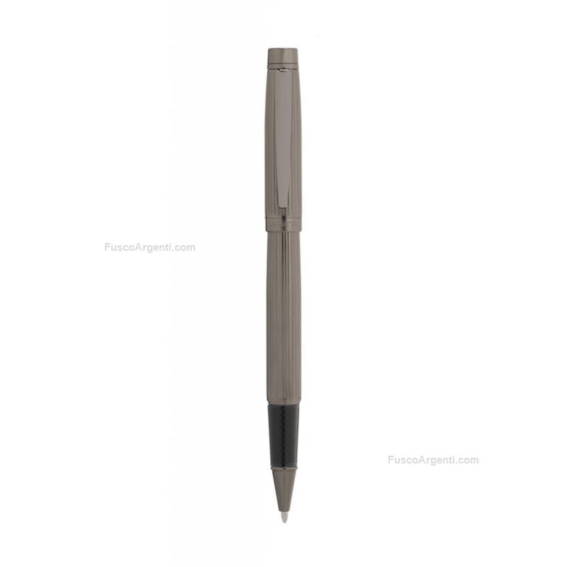 bagutta roller pen silver