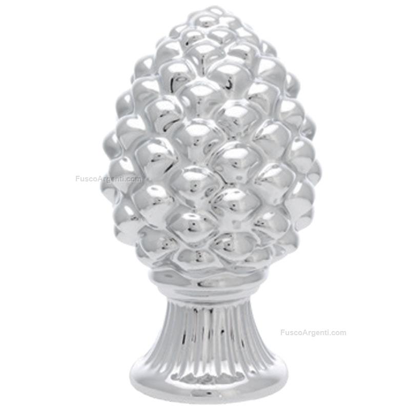 bagutta pine cone with silver base
