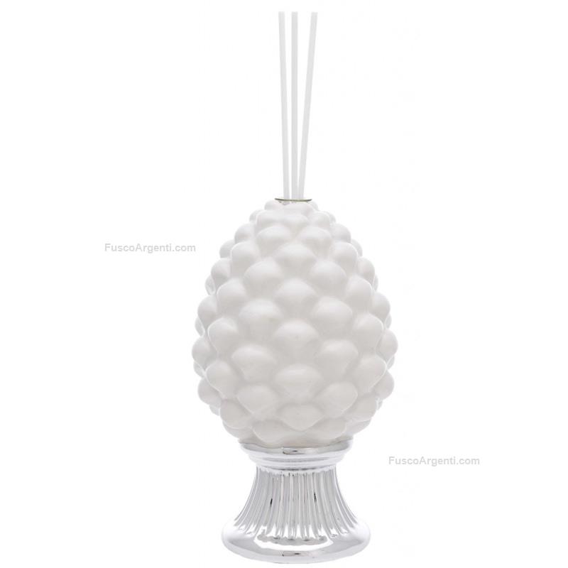 bagutta pine cone perfumer with silver base