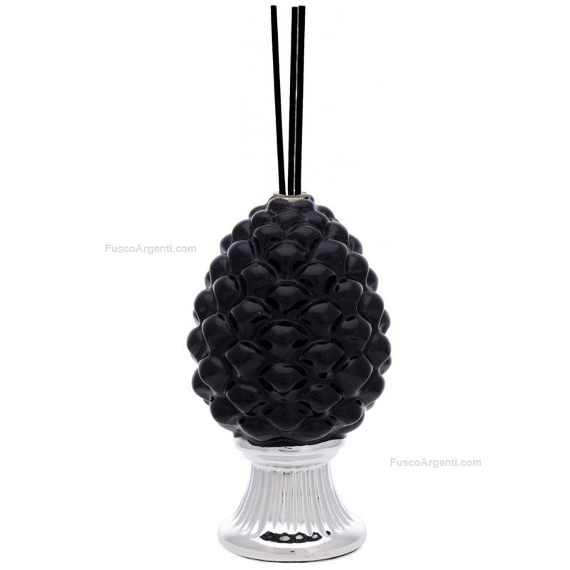 bagutta pine cone perfumer with silver base