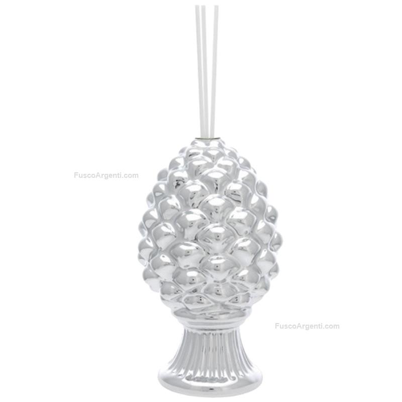 bagutta pine cone perfumer with silver base