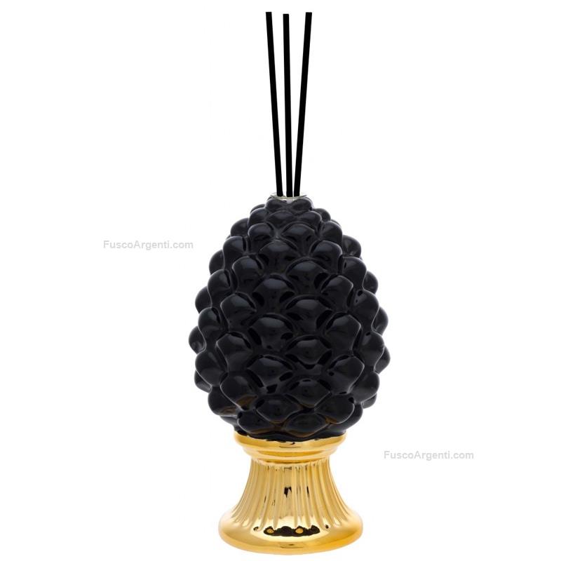 bagutta pine cone perfumer with golden base