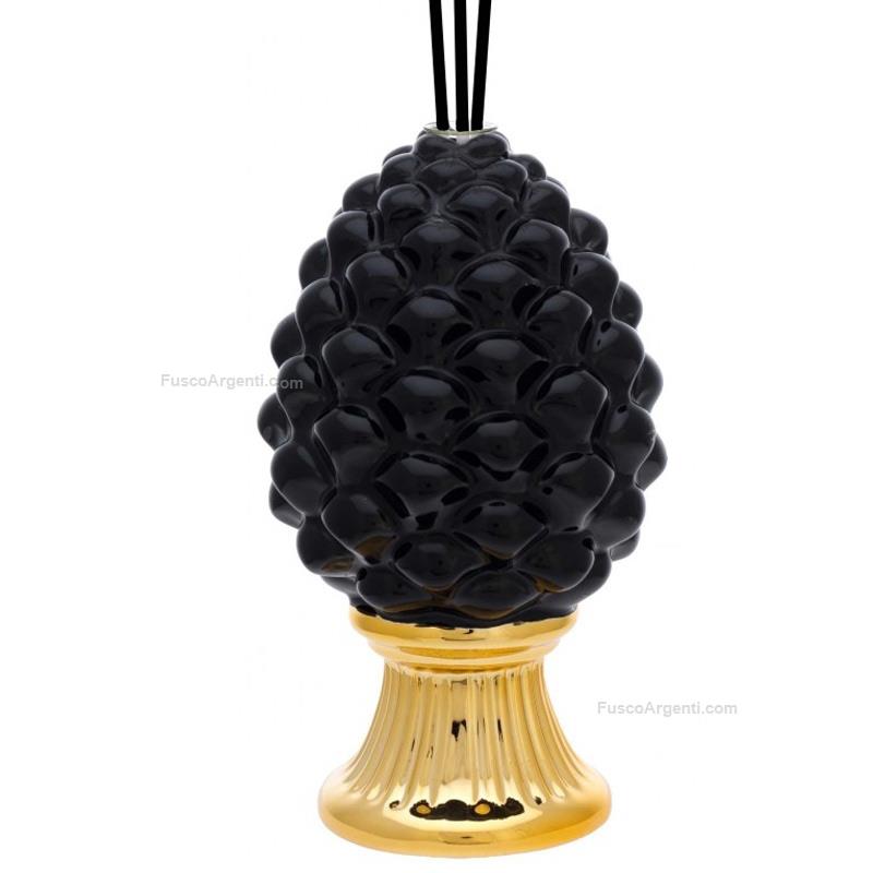 bagutta pine cone perfumer with golden base