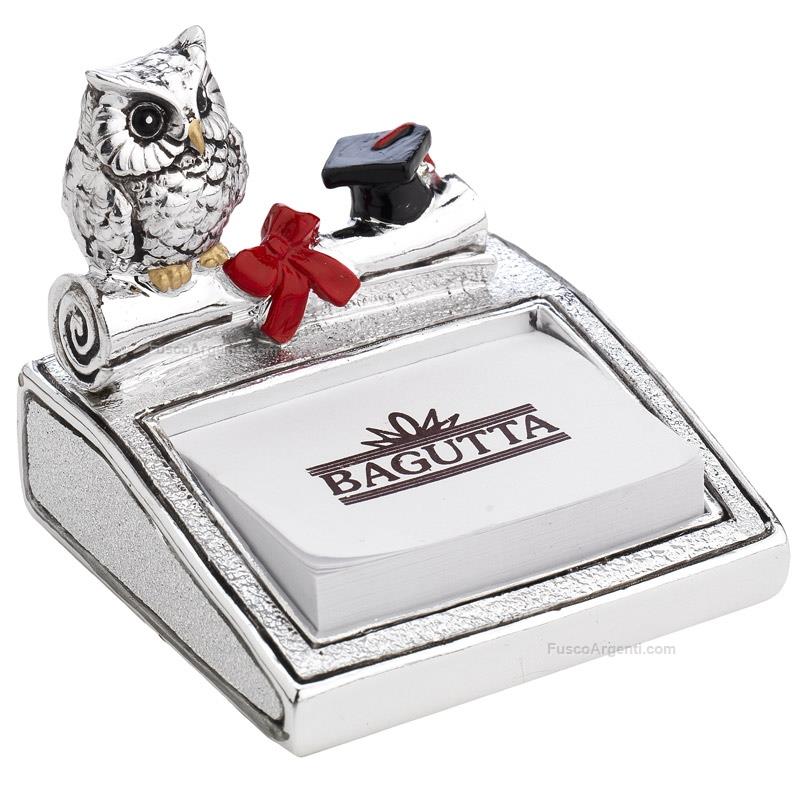 bagutta post it holder graduated owl