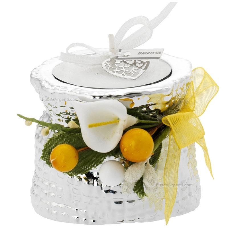 bagutta candleholder with lily
