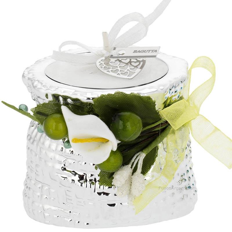 bagutta candleholder with lily