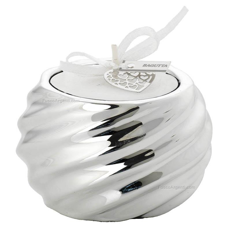 bagutta candleholder diagonal stripes