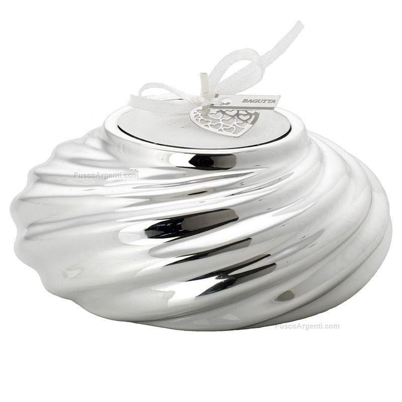 bagutta candleholder diagonal stripes