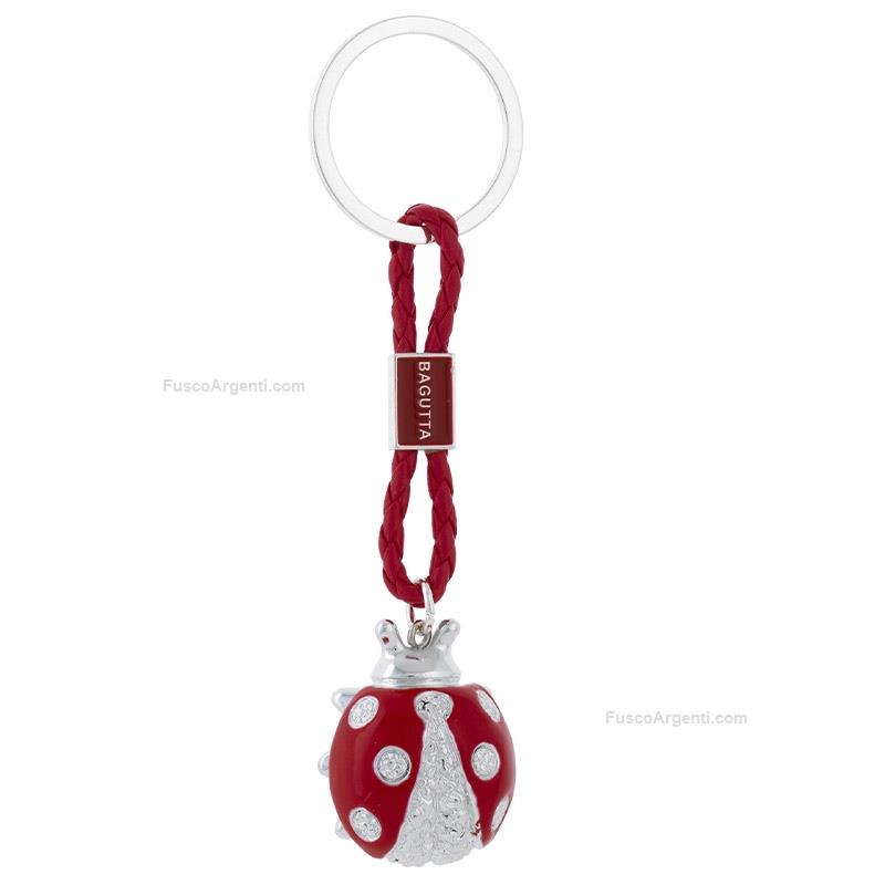 bagutta ladybug keychain with cord