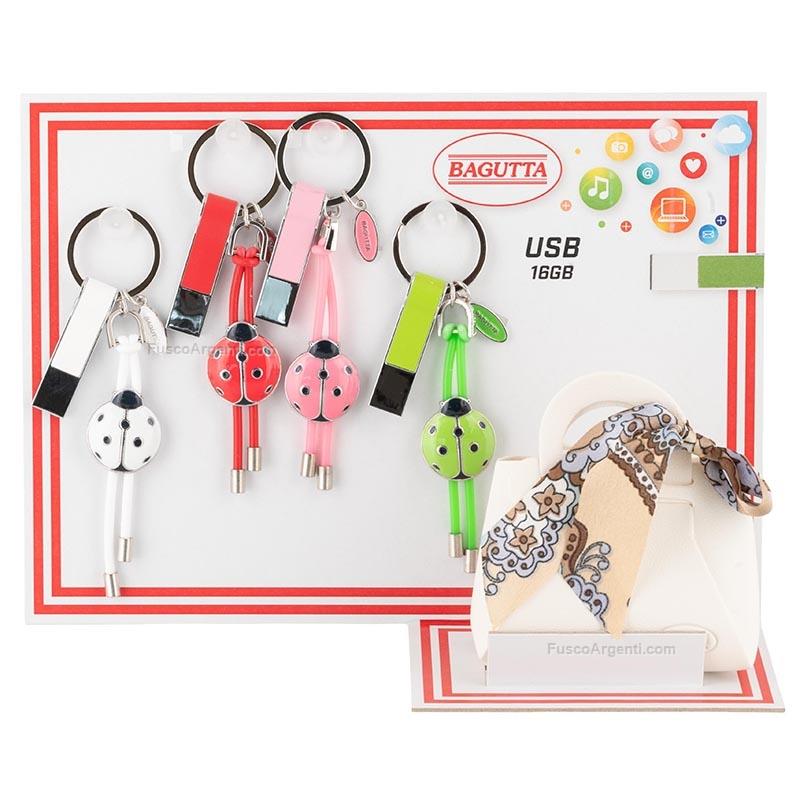 bagutta ladybug keychains with usb memory