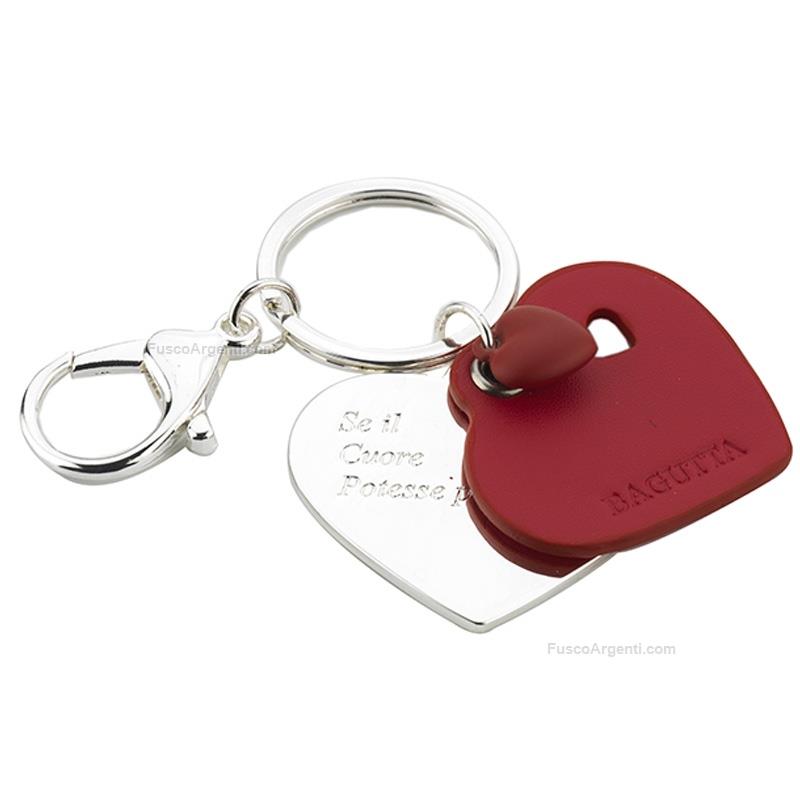 bagutta heart keychain