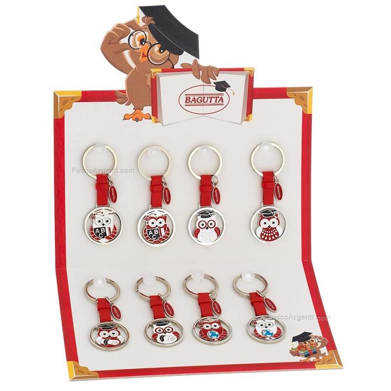 bagutta keychains graduated owls