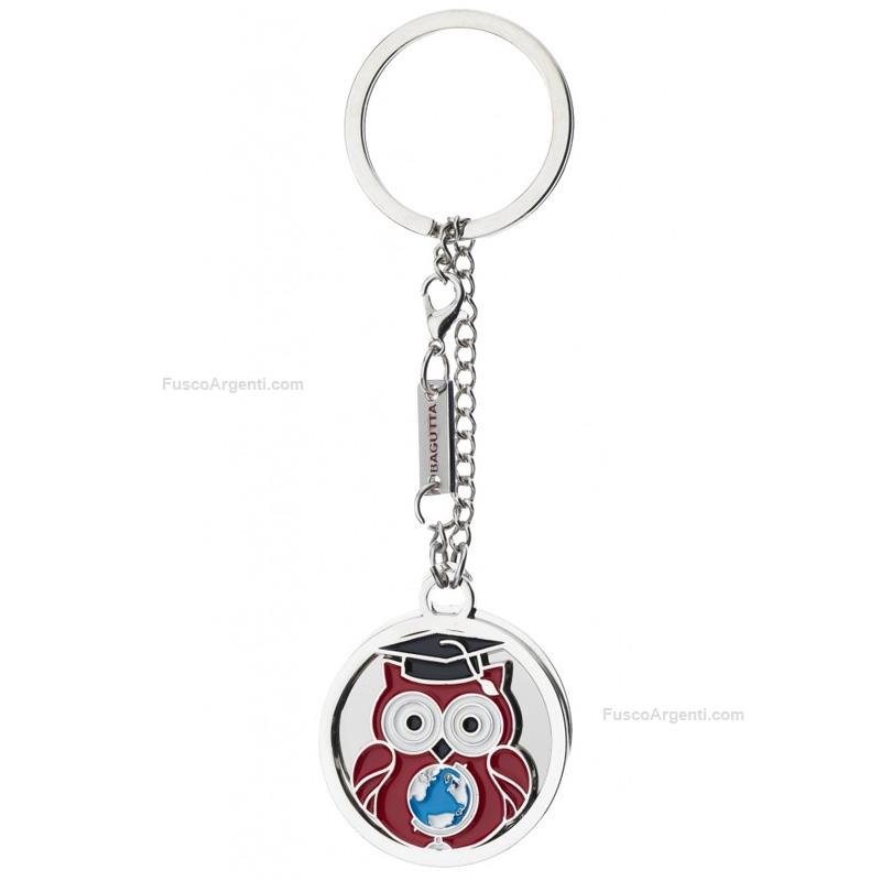 bagutta owl keychain globe