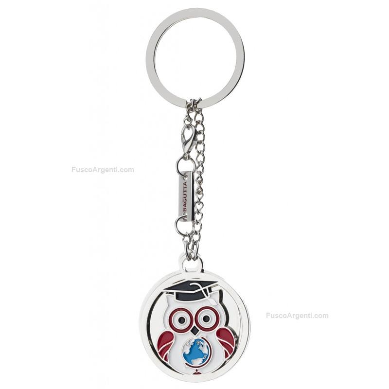 bagutta owl keychain globe