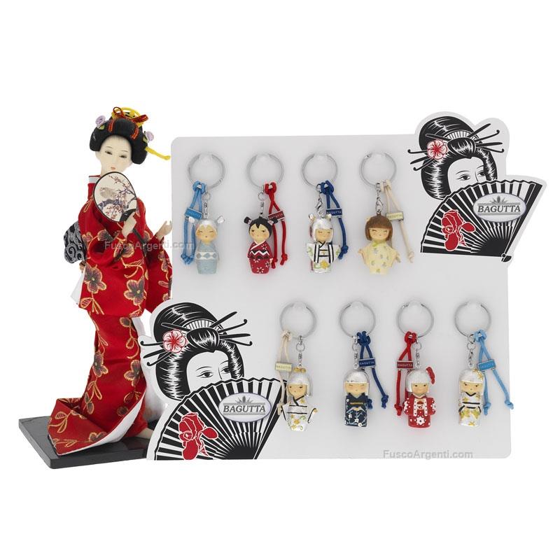 bagutta keyrings kokeshi