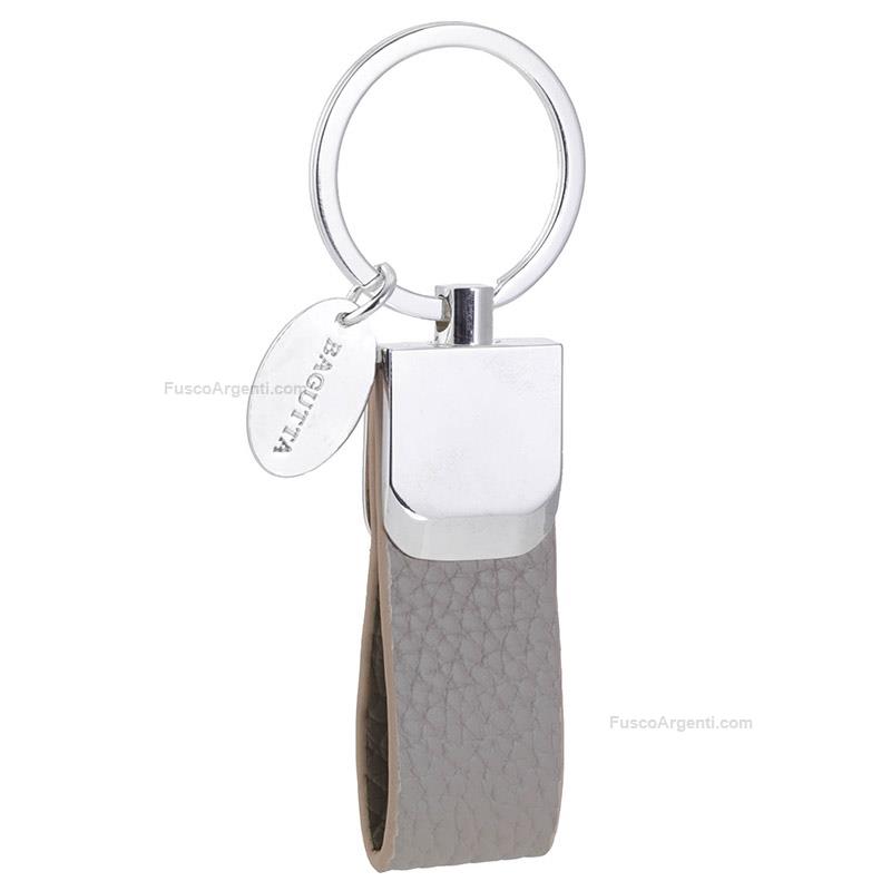 bagutta leather keychain