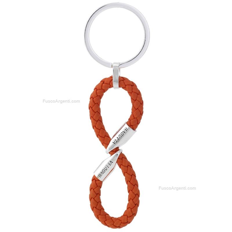 bagutta leather keychain