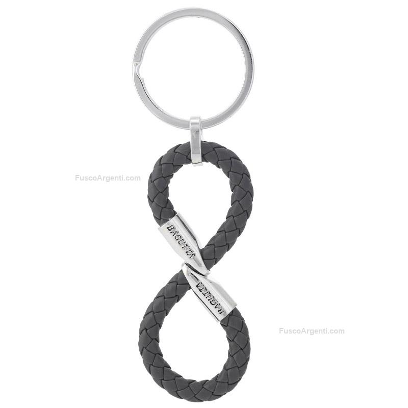 bagutta leather keychain