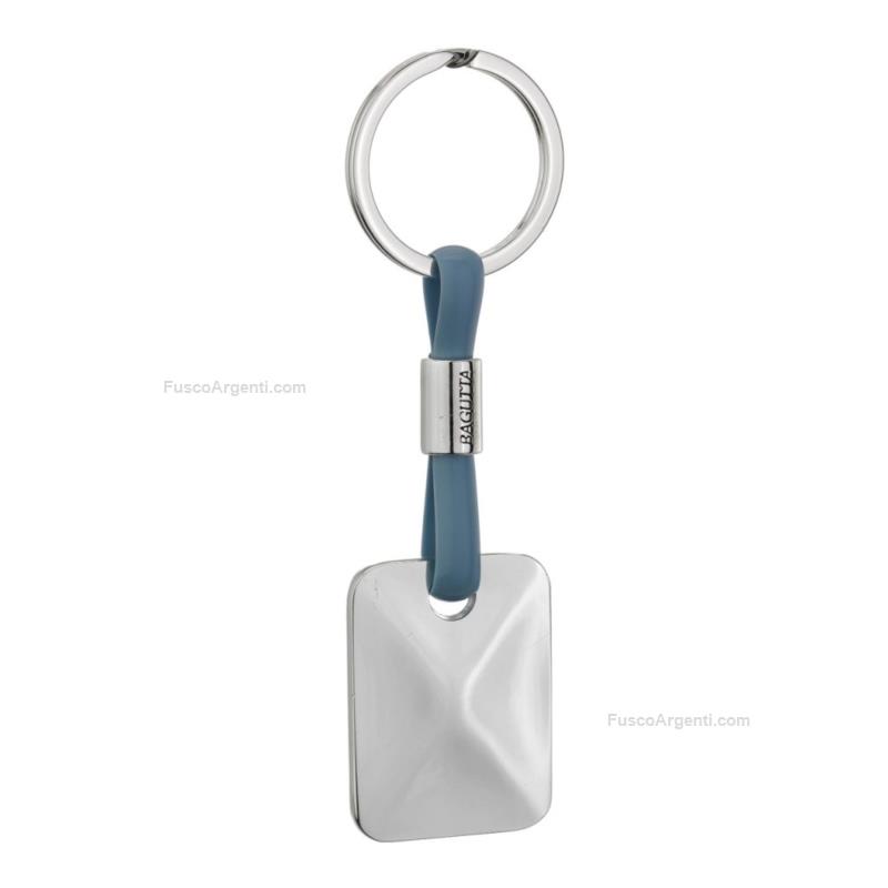 bagutta silver plated keychain