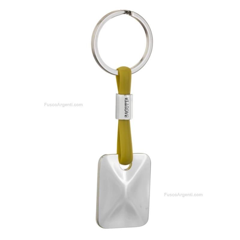 bagutta silver plated keychain
