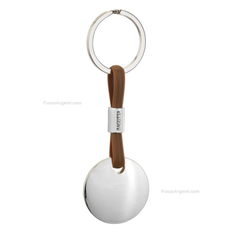 bagutta silver plated keychain