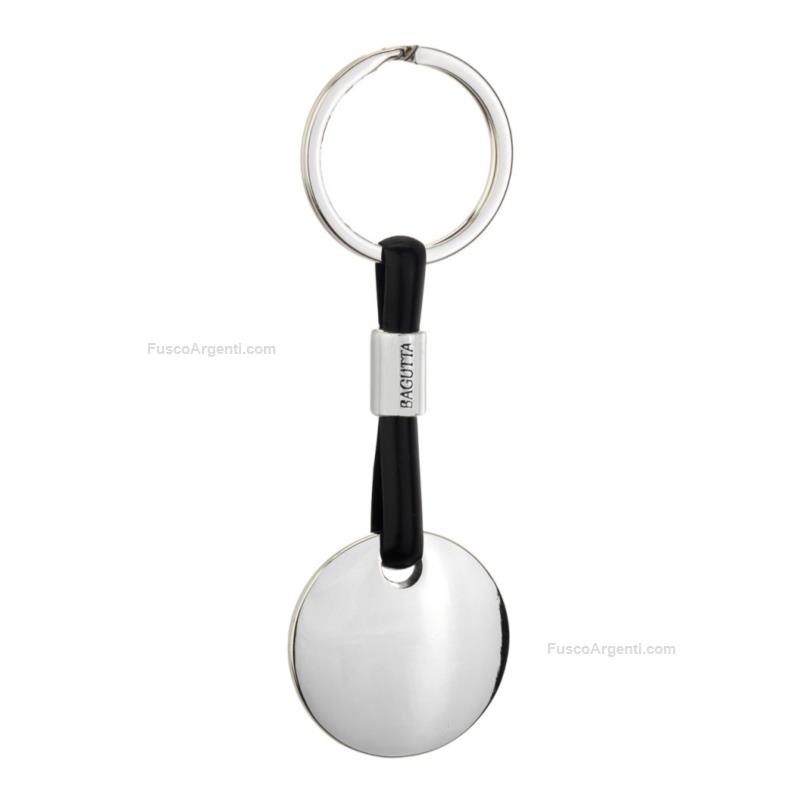bagutta silver plated keychain
