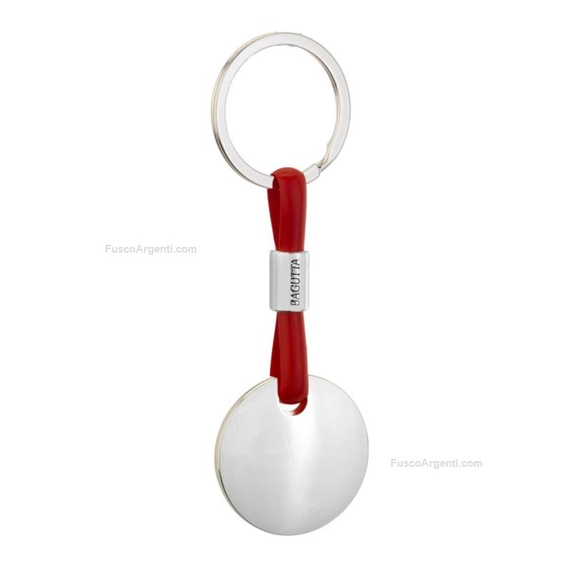 bagutta silver plated keychain