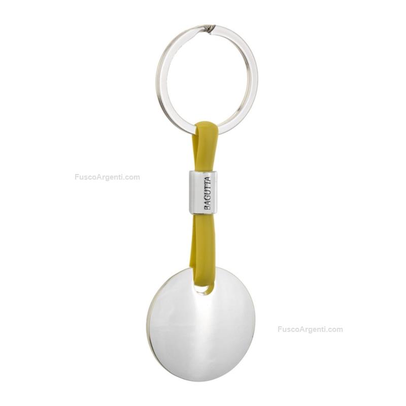bagutta silver plated keychain