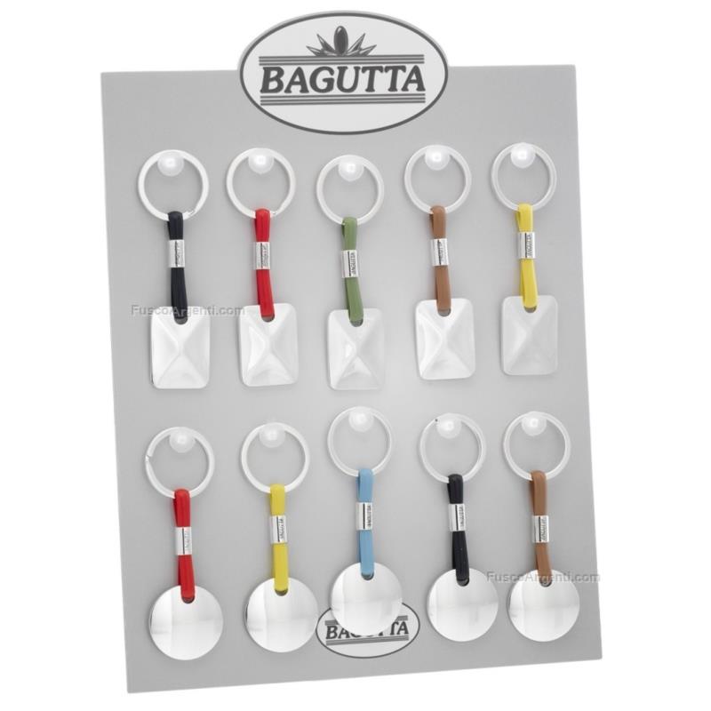 bagutta silver plated keychains