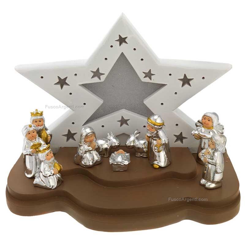 bagutta presepe con luci led