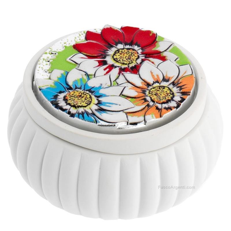 bagutta round box sunflowers