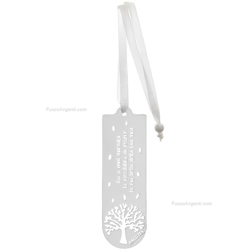 bagutta bookmark with embossed writing