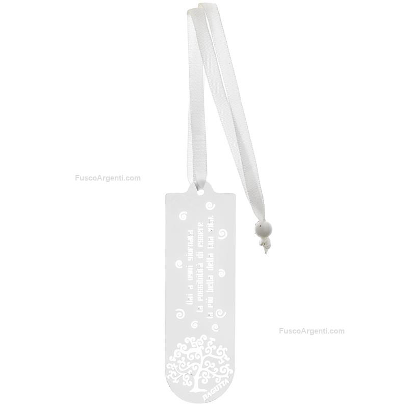 bagutta bookmark with embossed writing
