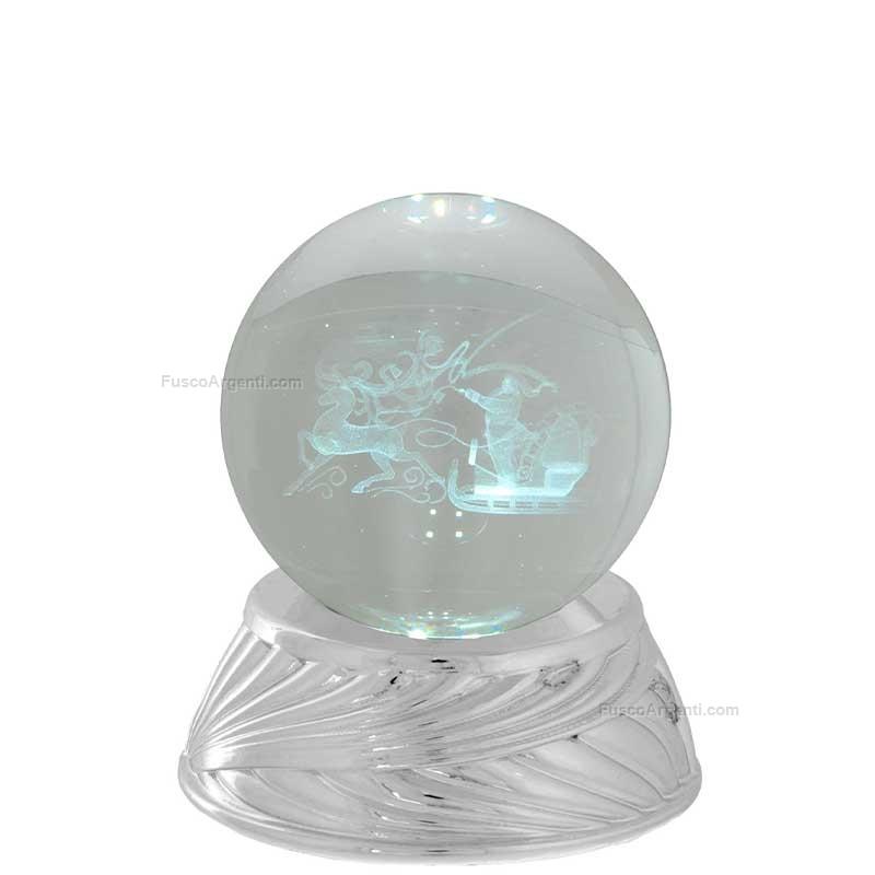 bagutta sfera in cristallo slitta